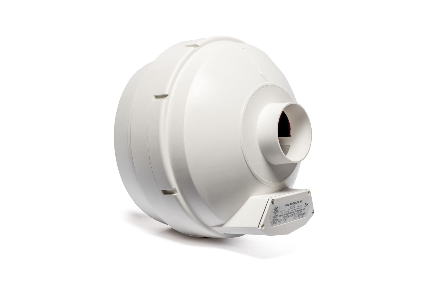Festa AMG Maverick EC Radon Fan – 4“ Installation Kit - Quiet and Energy Efficient Radon Mitigation Inline Fans – High Performance 4” Duct Fan