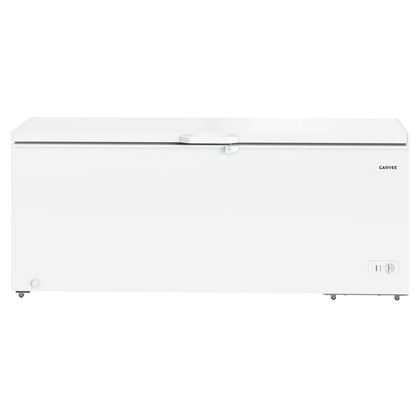21 Cu. Ft. Convertible Refrigerator/Chest Freezer, Commercial Chest Freezer with 2 Baskets Top Opening, Easy Defrost Drain, for Home, Apartment, Basement, Garage, White