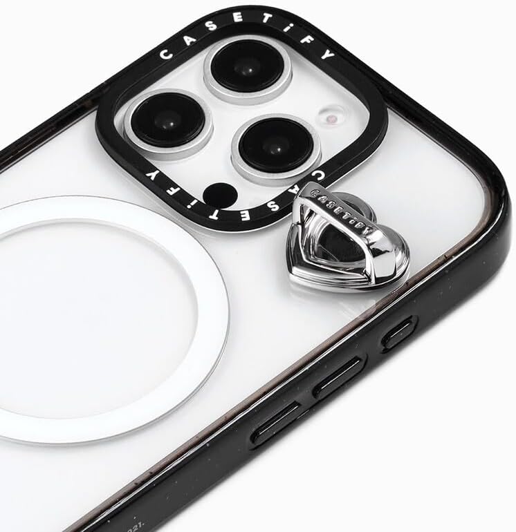 CASETiFY Heart-Shaped Charm Hook by - Stylish Phone Accessory