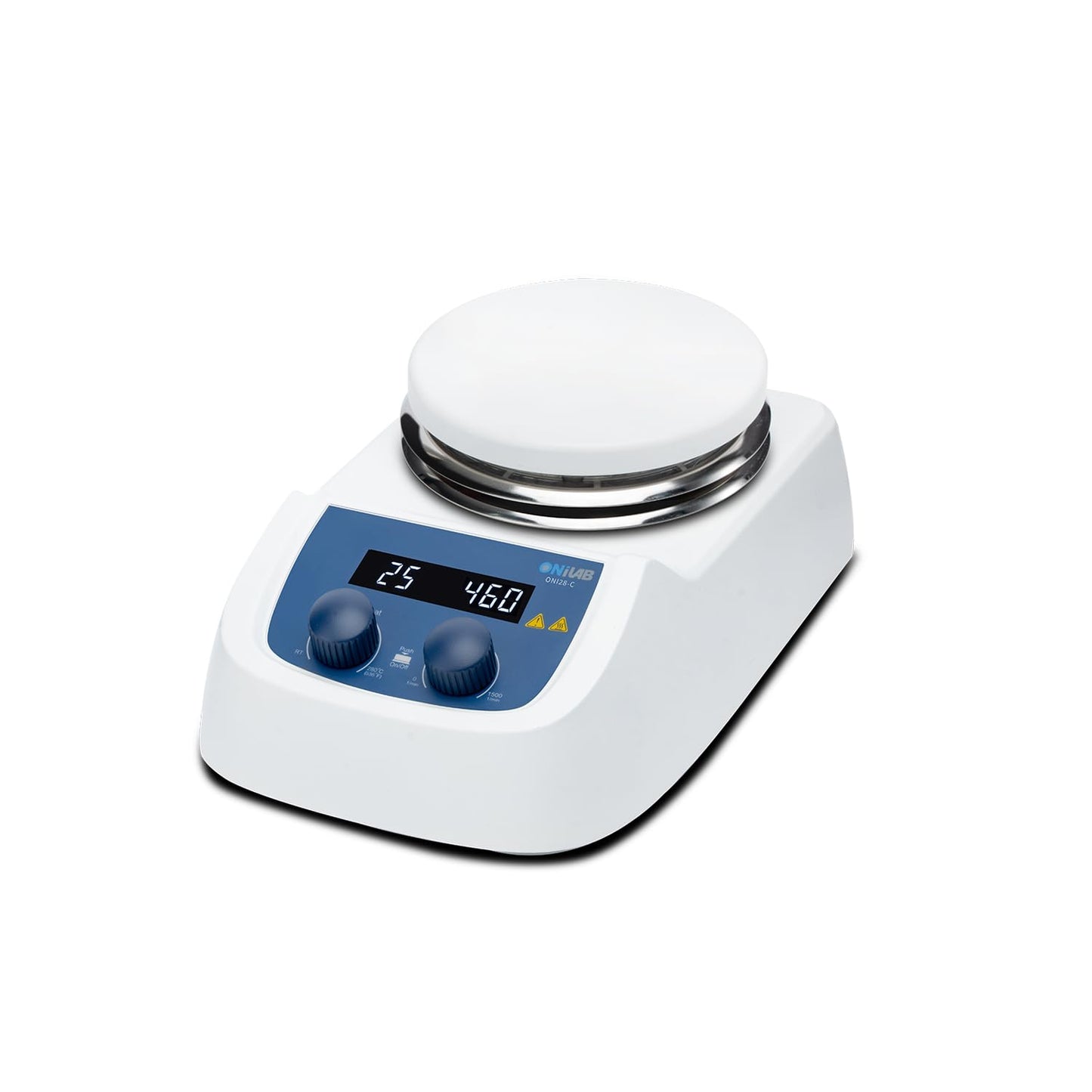 ONiLAB 5 inch LED Digital Hotplate Magnetic Stirrer Hot Plate with Ceramic Coated Lab Hotplate, 280℃ Stir Plate, Magnetic Mixer 3,000mL Stirring Capacity, 200-1500rpm, Stirring Bar Included…