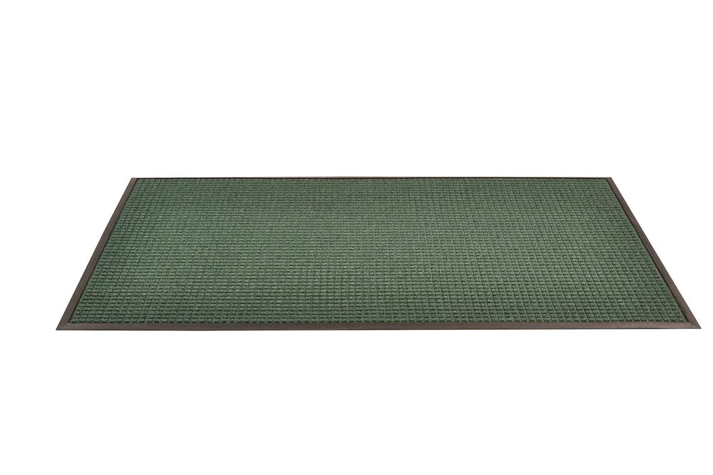 NoTrax 3'x5' Guzzler Commerical-Grade Entrance Mat, Dirt and Moisture Control, Rubber-Backed, Indoor/Outdoor, Green, 166
