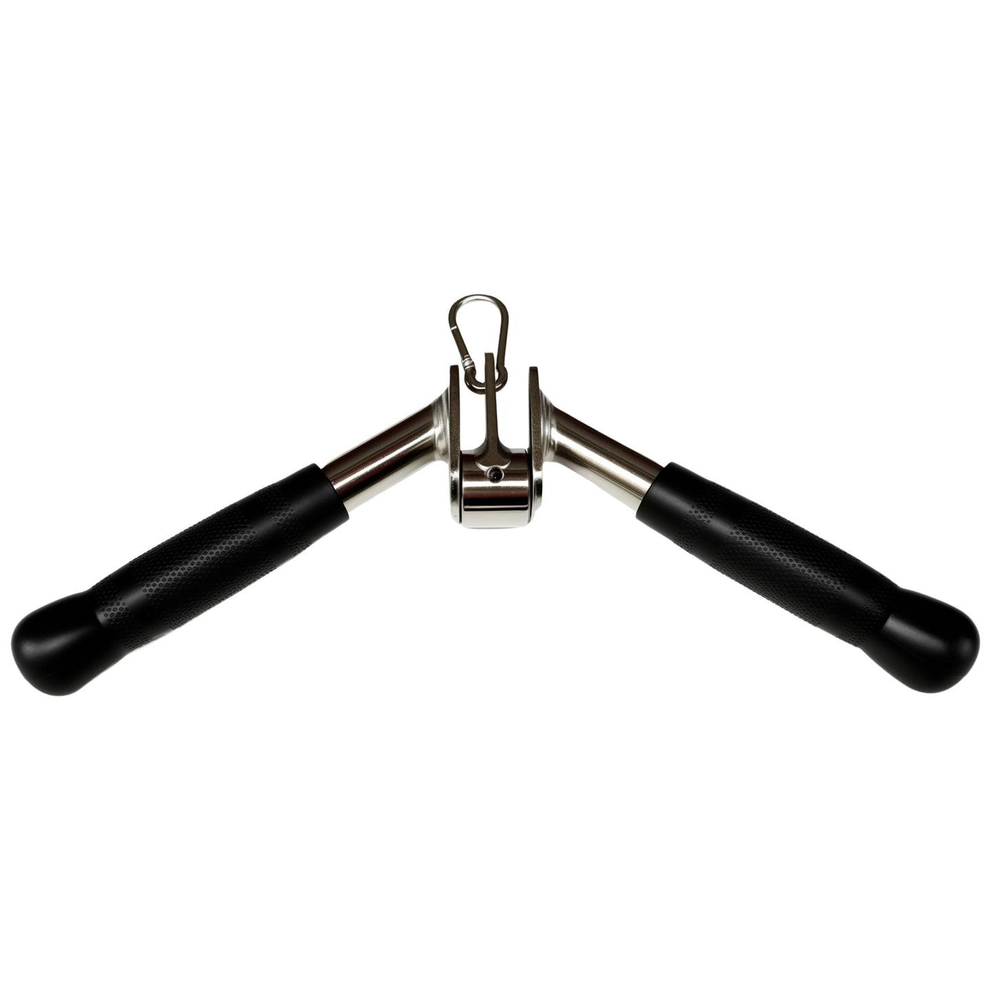 qibylift Barbell Multi-Exerciser Cable Attachment For Cable Machines, Lat Pull Down Bar Cable Machine Attachments, Tricep Press Down Bar, Revolving Straight Curl Pulldown Bar with Rotating & Rubber Handle Grips (V Bar)