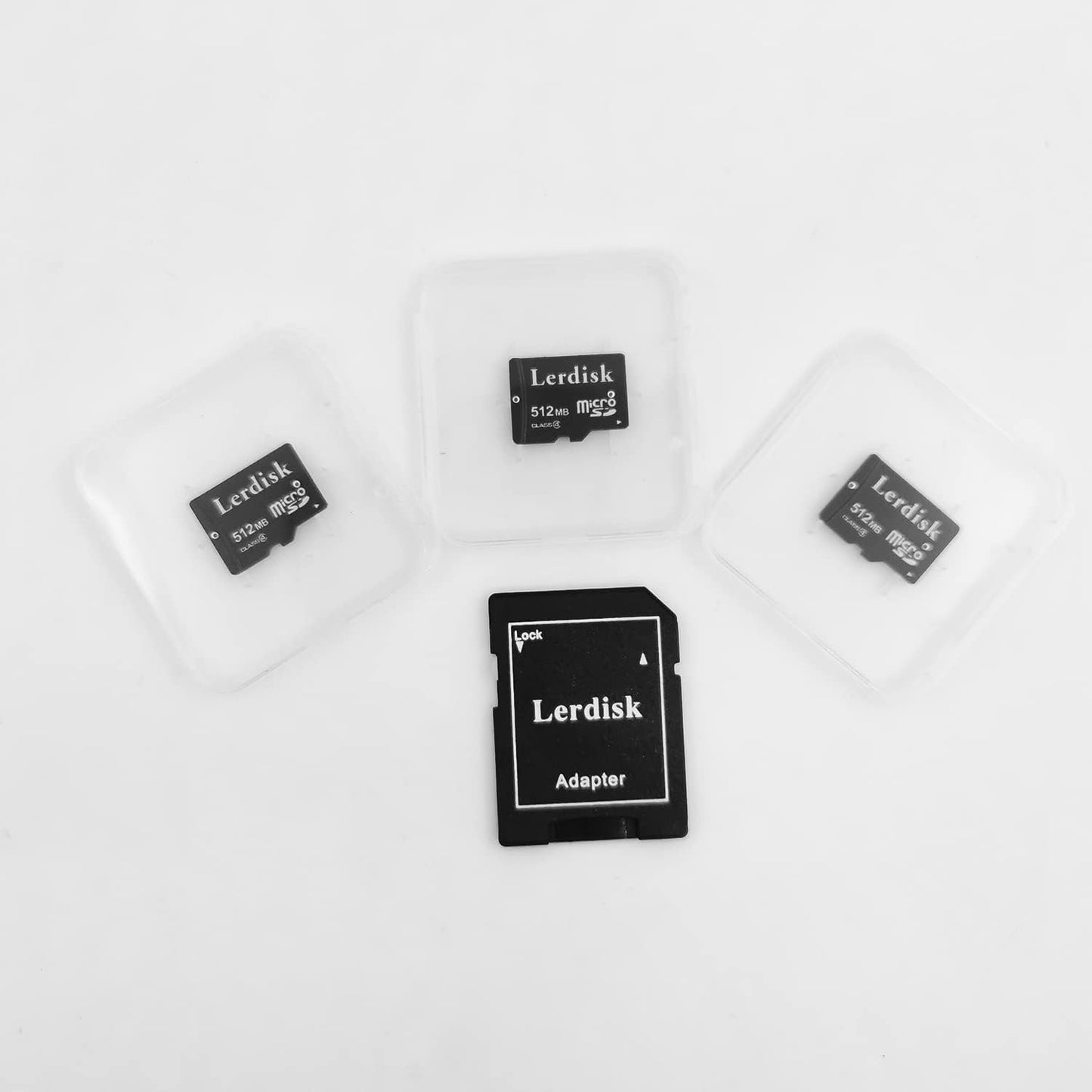 Lerdisk 512MB (0.5GB) Pack 3 MP3/Old Factory Wholesale Micro SD Card of in Bulk Low Capacity for Phones/Small Files