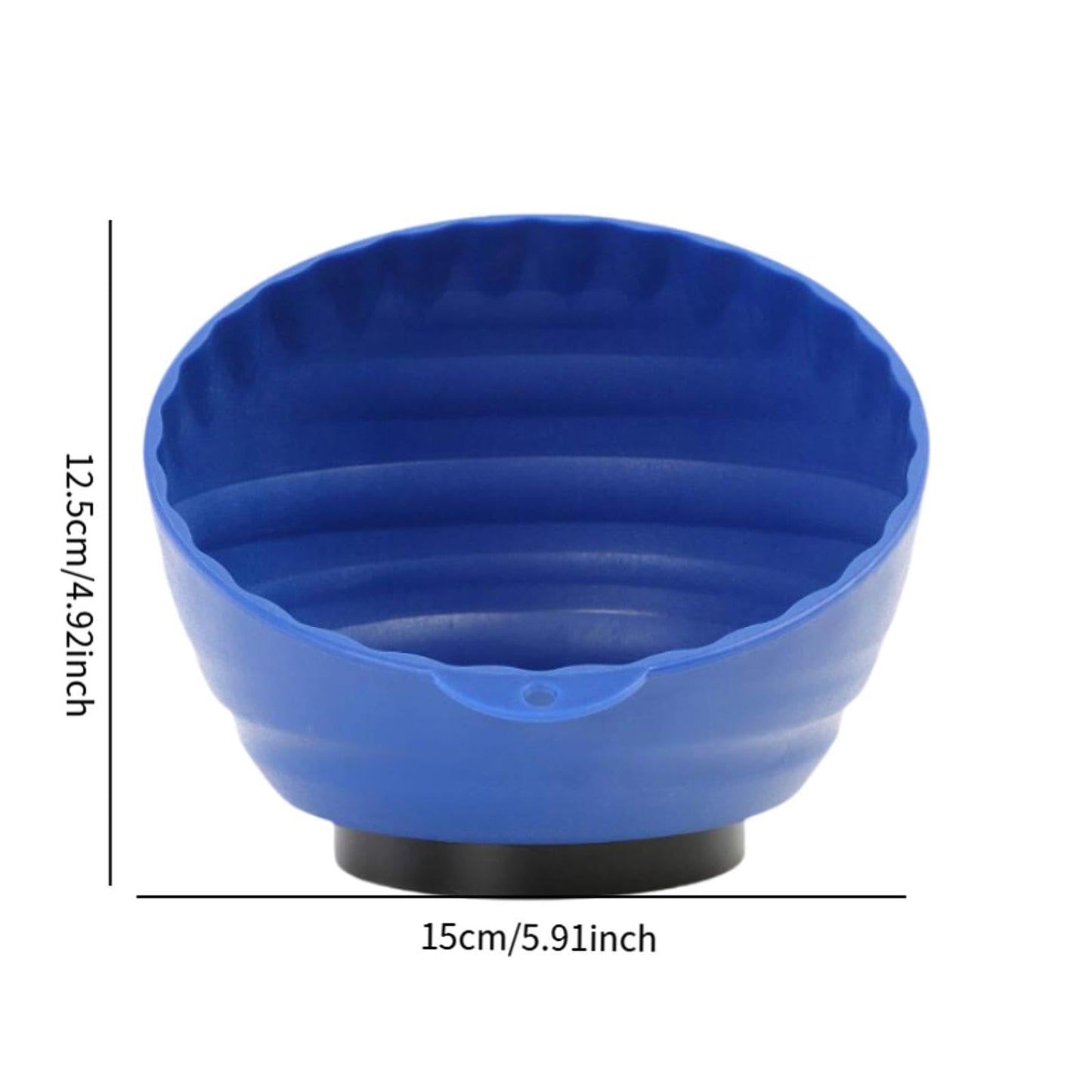 CQJRGF Gym Chalk Bowl Storage Bowl Multi Position Portable Large Gym Chalk Container Chalk Holder for Sports Gymnastics Deadlifting(Blue)