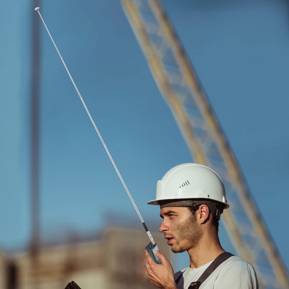 Roniware 27Mhz 9-Inch 51-inch 75-822 75-785 CB Antenna to Telescopic/Rod HT Antennas for Handheld CB Radio with BNC
