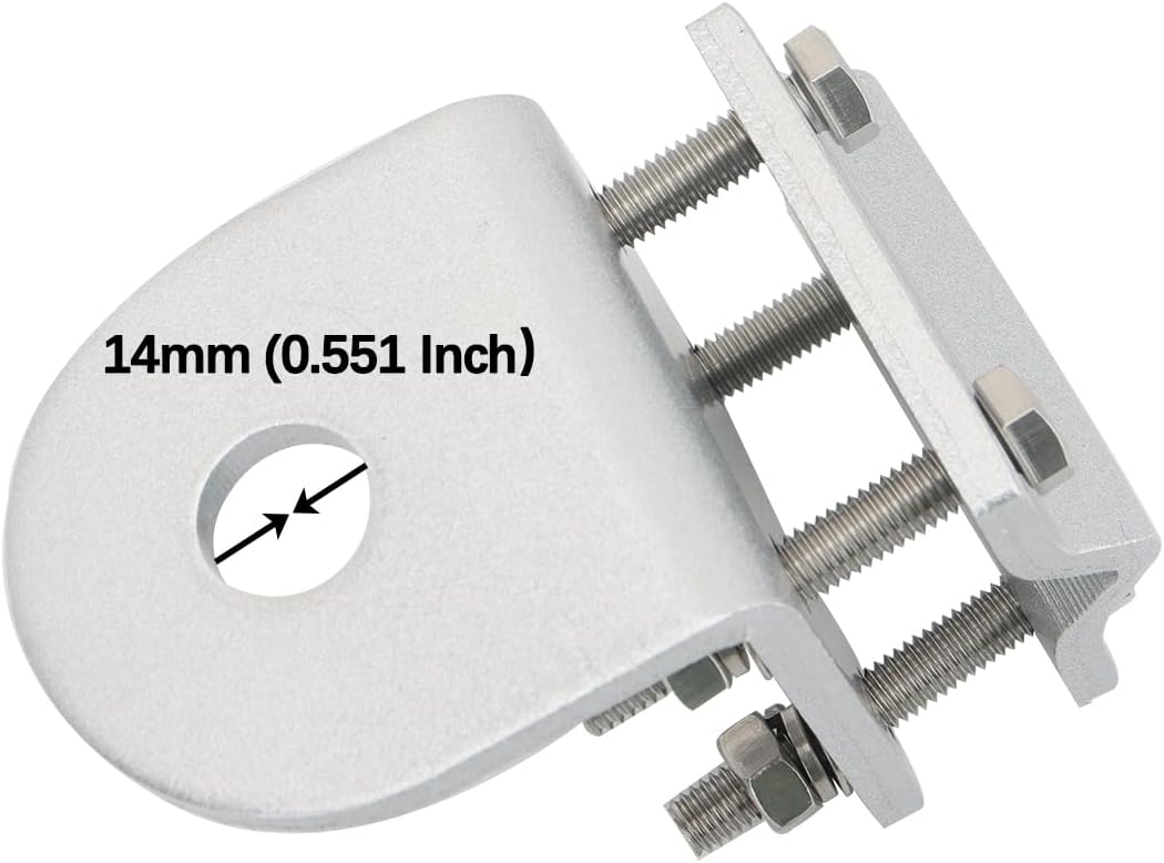 Arridioter SO239 PL-259 3/8-24 CB Radio Antenna Mounting Bracket CB Mounting Bracket Heavy Duty Stud Mount Adaptor
