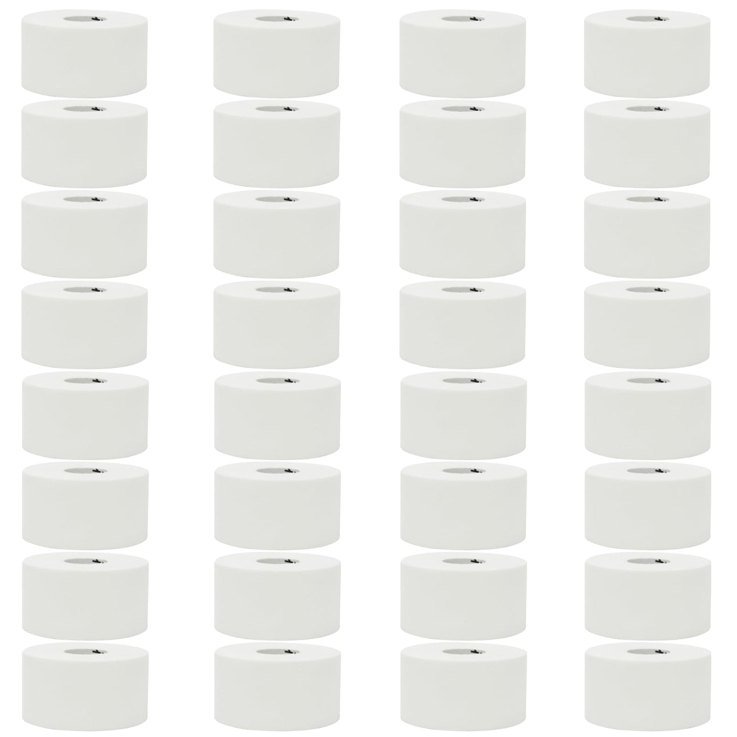 OK TAPE Athletic Sports Tape Bulk（32-Rolls - 480yds Very Strong Tape for Athlete & Sport Trainers & First Aid Injury Wrap, Perfect for Fingers Ankles Wrist on Bat, Hockey Stick - White