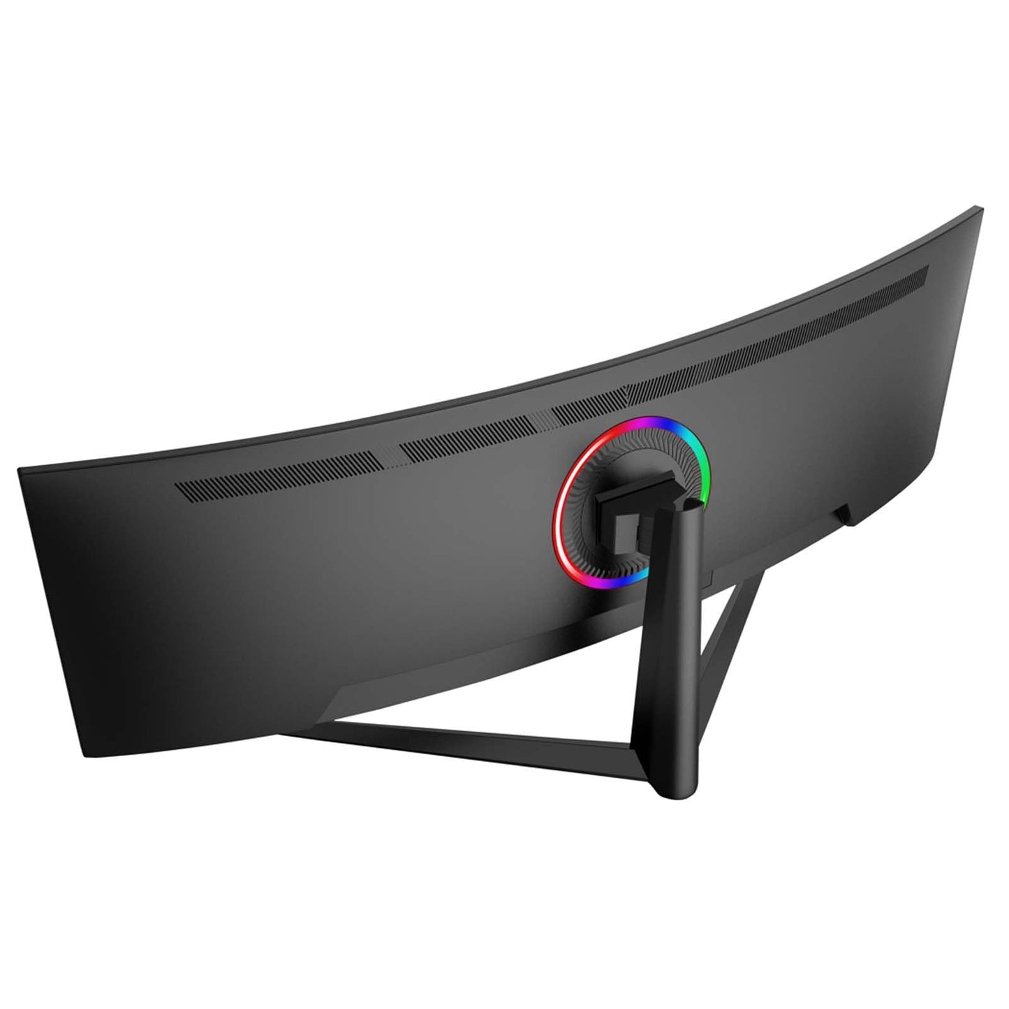 Gawfolk 45 inch Ultra-Wide Curved 1500R Gaming Computer Monitor, DQHD(5120×1440) PC Screen, 240Hz, 1MS, FreeSync, 120% sRGB, Built-in Speaker, HDMI2.1 & DP1.4, Compatible Wall Mount 100 * 00mm- Black