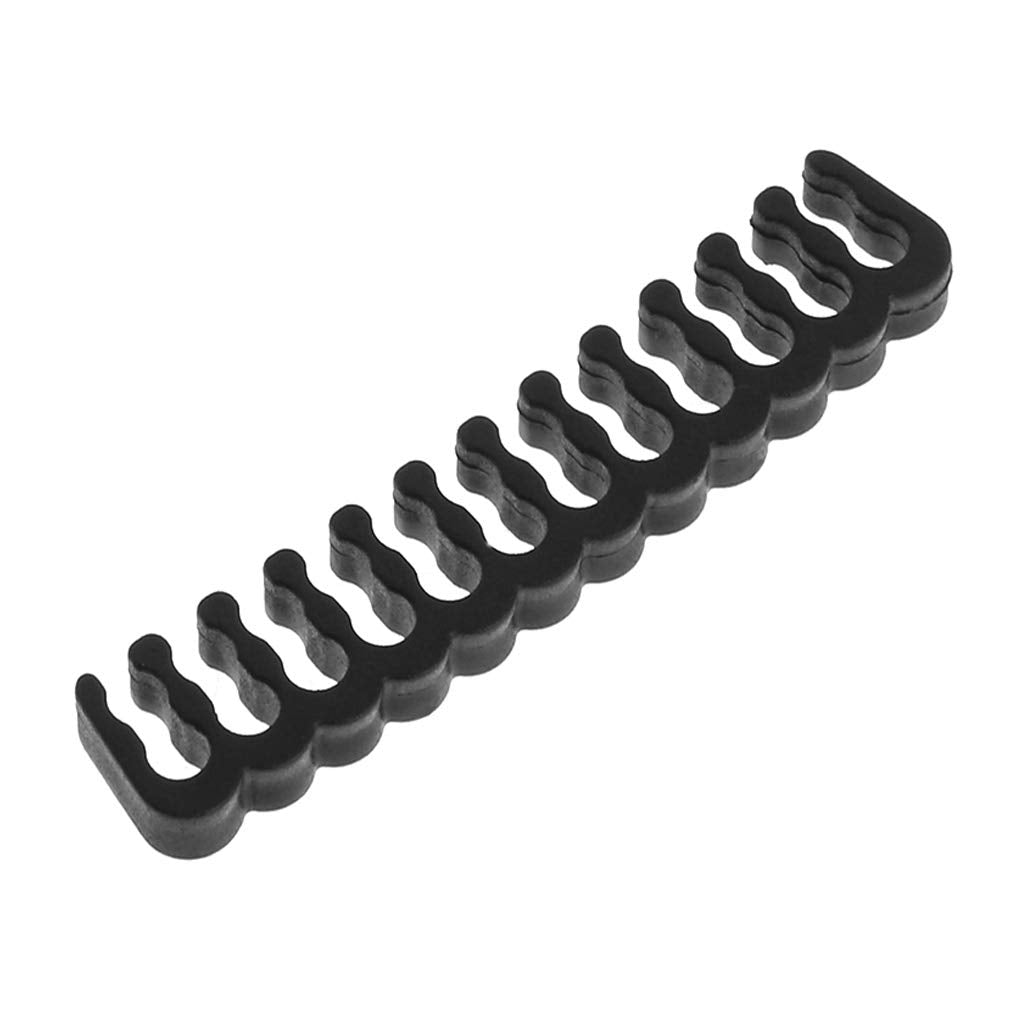 Rooyar 2.5-3.2mm 4/8/6 /24Pin PP Cables Comb Clamp Clip Dresser for PC Power Cables Wiring for PC GPU Collect Clips