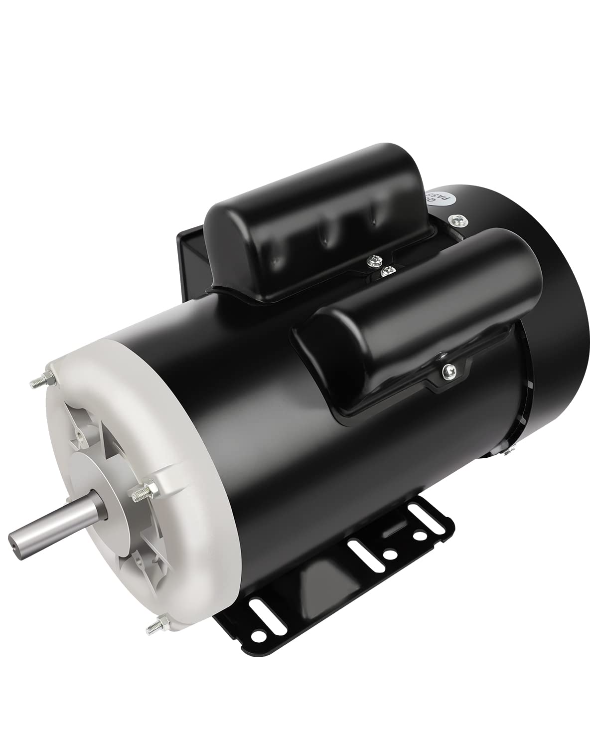 Electric Motor 5HP, 3450 RPM Farm Duty Motor, Single Phase Motor 56 Frame 208-230V 5/8" Shaft Diameter 60Hz CW/CCW TEFC