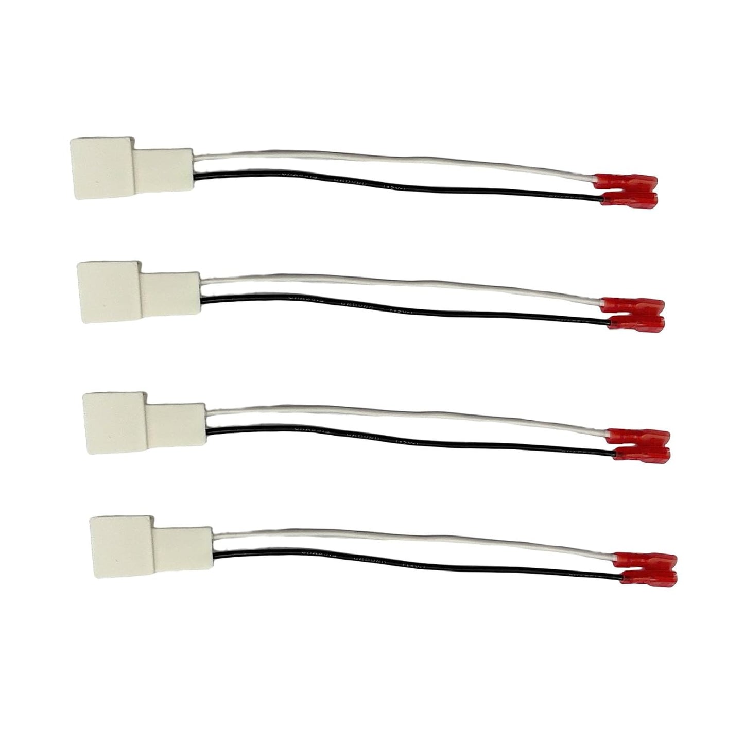 Bstenky 4PCS #72-8104 Car Front and Rear Door Stereo Radio Speaker Wiring Harness Adapter Connector Plug Compatiable