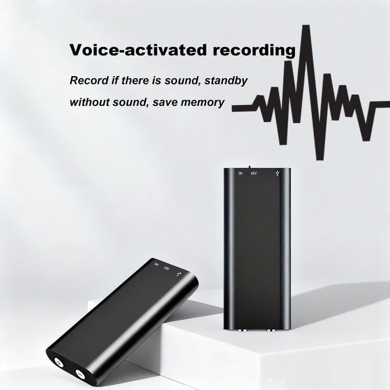 Generic 1pc 8GB MP3 Professional Voice-Activated Digital Recorder, High-Definition Noise-Canceling Player, Ultra-Thin