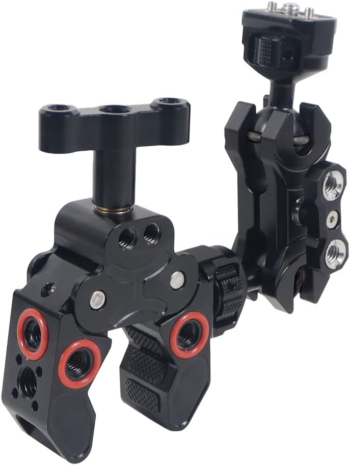 FEICHAO XT20/XT30, F5Pro Magic Arm Kit Anti-loosening with Super Clamp/Camera Cage Aluminum Alloy Compatible with Fuji