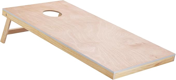 VEOVR Cornhole Set, Corn Hole Game Boards, Wood Portable Toss Board, Indoor and Outdoor Cornhole Play for Adults for Yard, Backyard, Beach, Camping