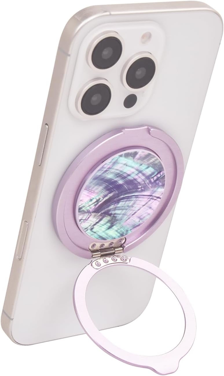 Abbolinxus 16/15/14/13/12 Cell Phone Ring Holder, Phone Grip, Magnetic Phone Ring StandUltra Thin Phone Kickstand