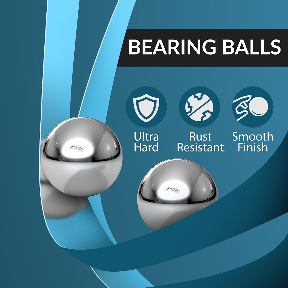 (100 Pieces) PGN - 3/4" Inch (0.75") Precision Steel Bearing Balls G100