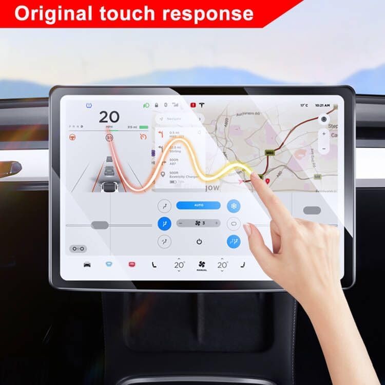 2 Pack Trimmable 8.07 7.08 inches i-Tensodo Universal Anti-Glare Matte Screen Protector for All Mini Navigation