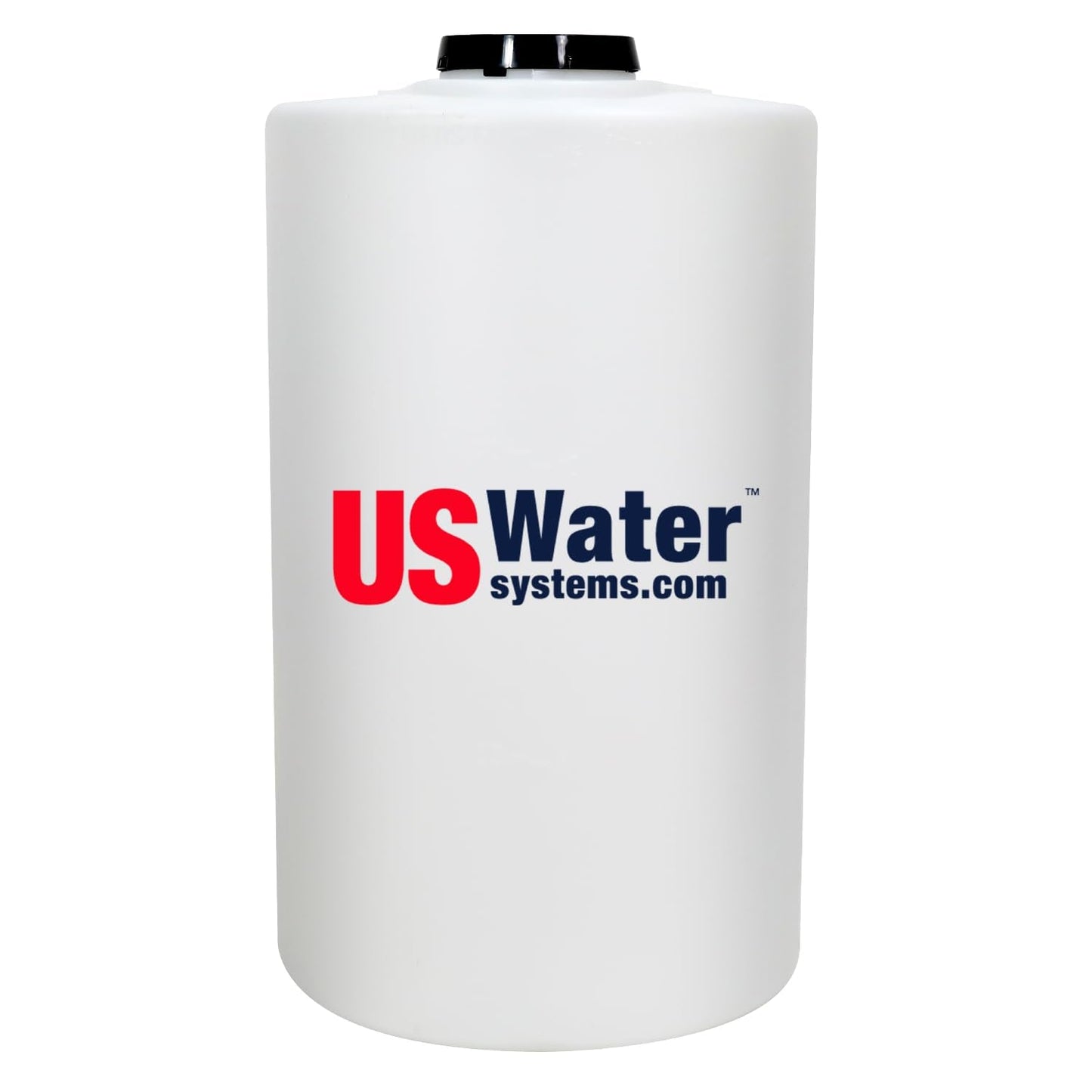 US Water Systems White 35 Gallon Water Tank – Heavy-Duty Polyethylene Container with 110 mm Opening & Locking Lid, Portable Water Storage Tank for Indoor or Outdoor Use, Large Water Reservoir