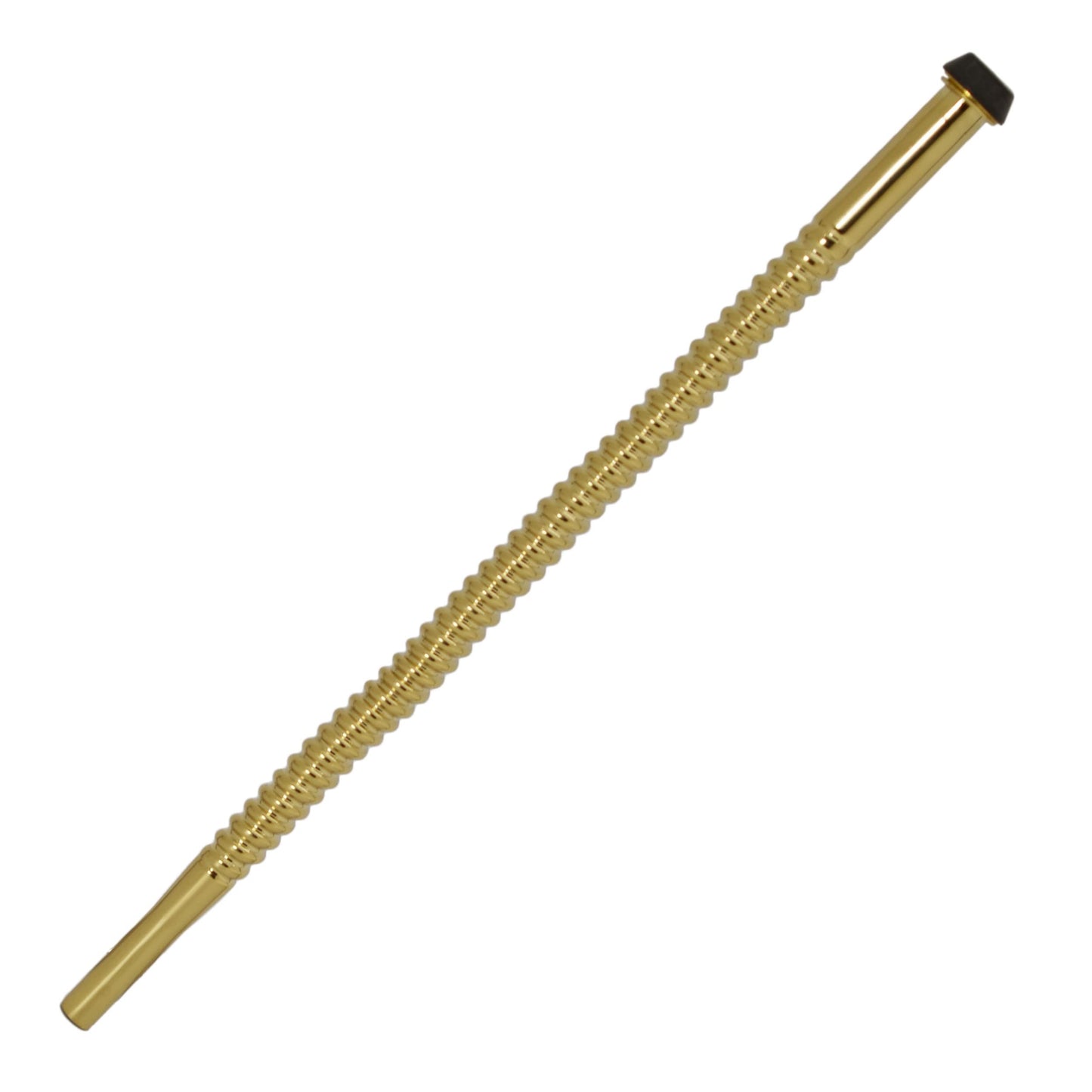 Westbrass D103K12-6-01 1/2" IPS x 3/8" OD x 12" Corrugated Riser Supply Line Kit with Round Handle Angle Supply Shut Off Valve for Faucet and Toilet, Polished Brass (6-Pack)
