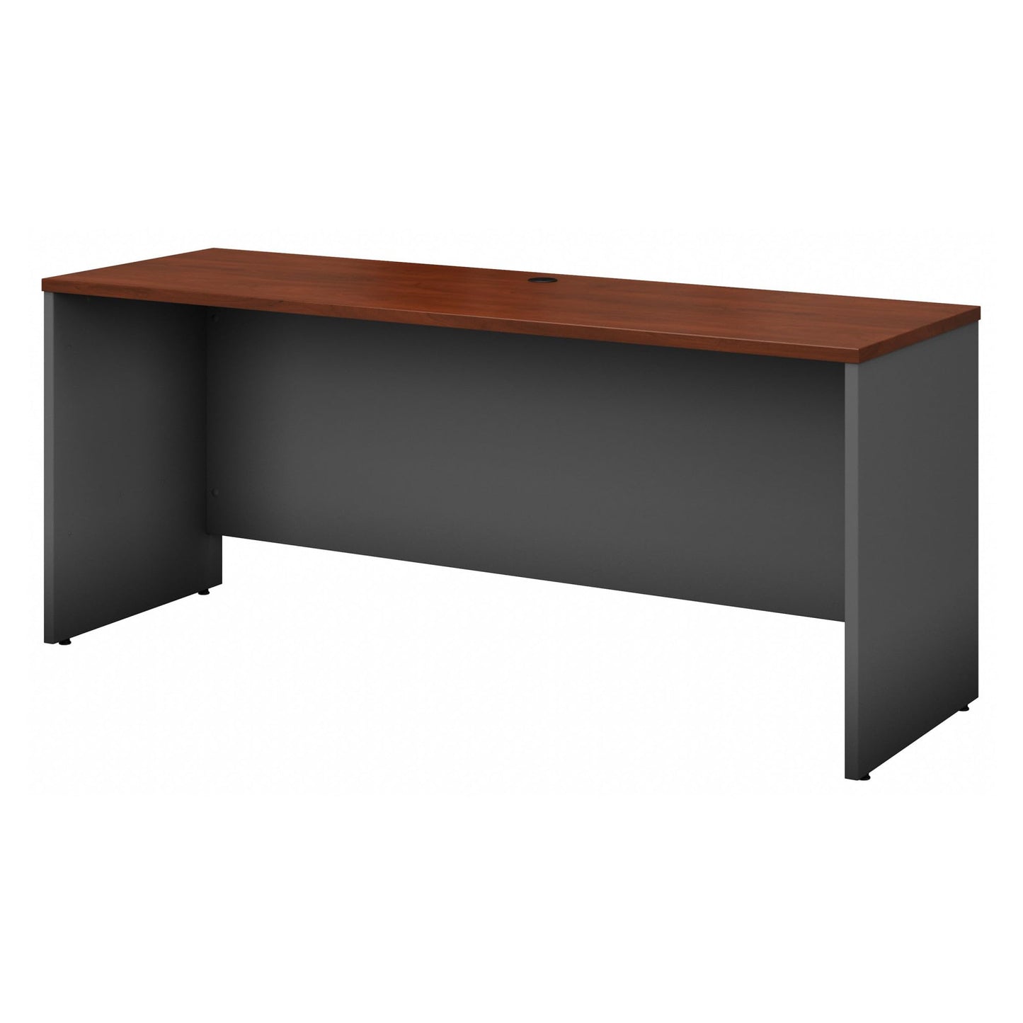 Bush Business Furniture Series C 72W Credenza Desk in Hansen Cherry, Large Computer Table for Home and Professional Office