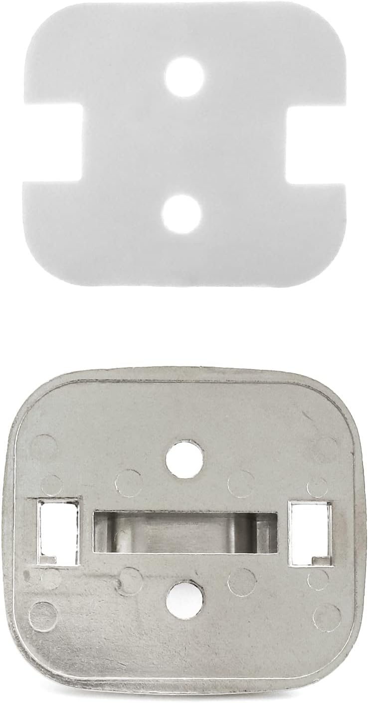 10 Pack QWORK Laptop Cable Lock Anchor, Steel Desk Mount Anchor Accessory, Security Anchor Base Plate for Laptop Cable