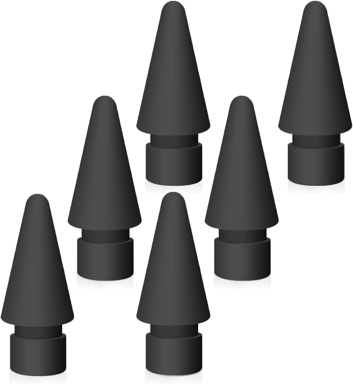 Abiarst 1st/2nd 2/1 (6-Pack)) Replacement Tips Compatible with Apple Pencil Gen, Pencil Nibs for iPad Pro Pencil Gen
