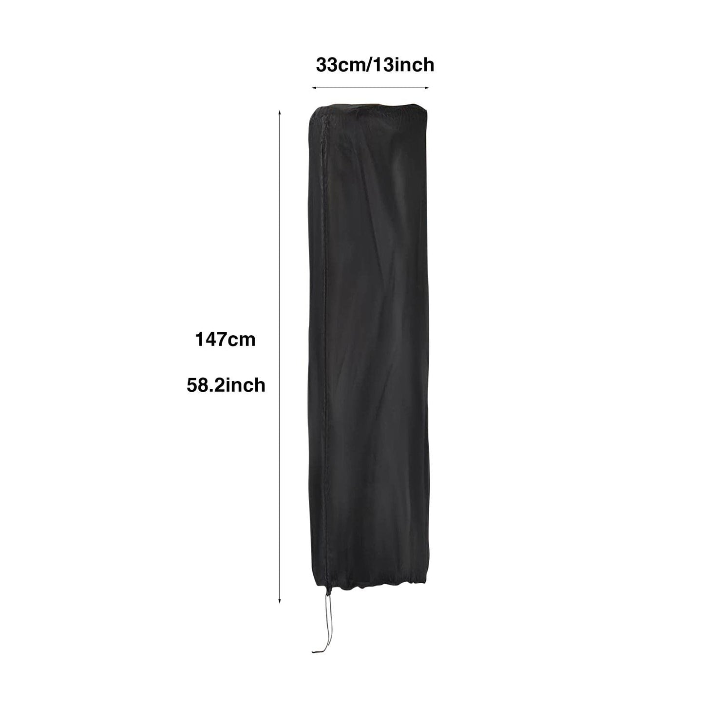 Deevoka Punching Bag Cover Sun Protection Replacement with Drawstring, Dustproof Waterproof Standing Boxing Bag Cover for Trainer, Kickboxing Bag, 33cmx147cm