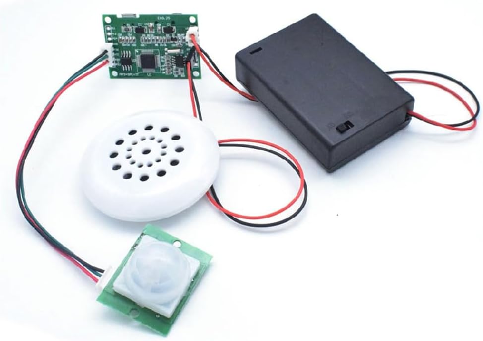 Stemedu MP3 Playback Kit Music Voice Recording Module DIY Welcomer Sound Recording Board with Speaker and PIR Infrared