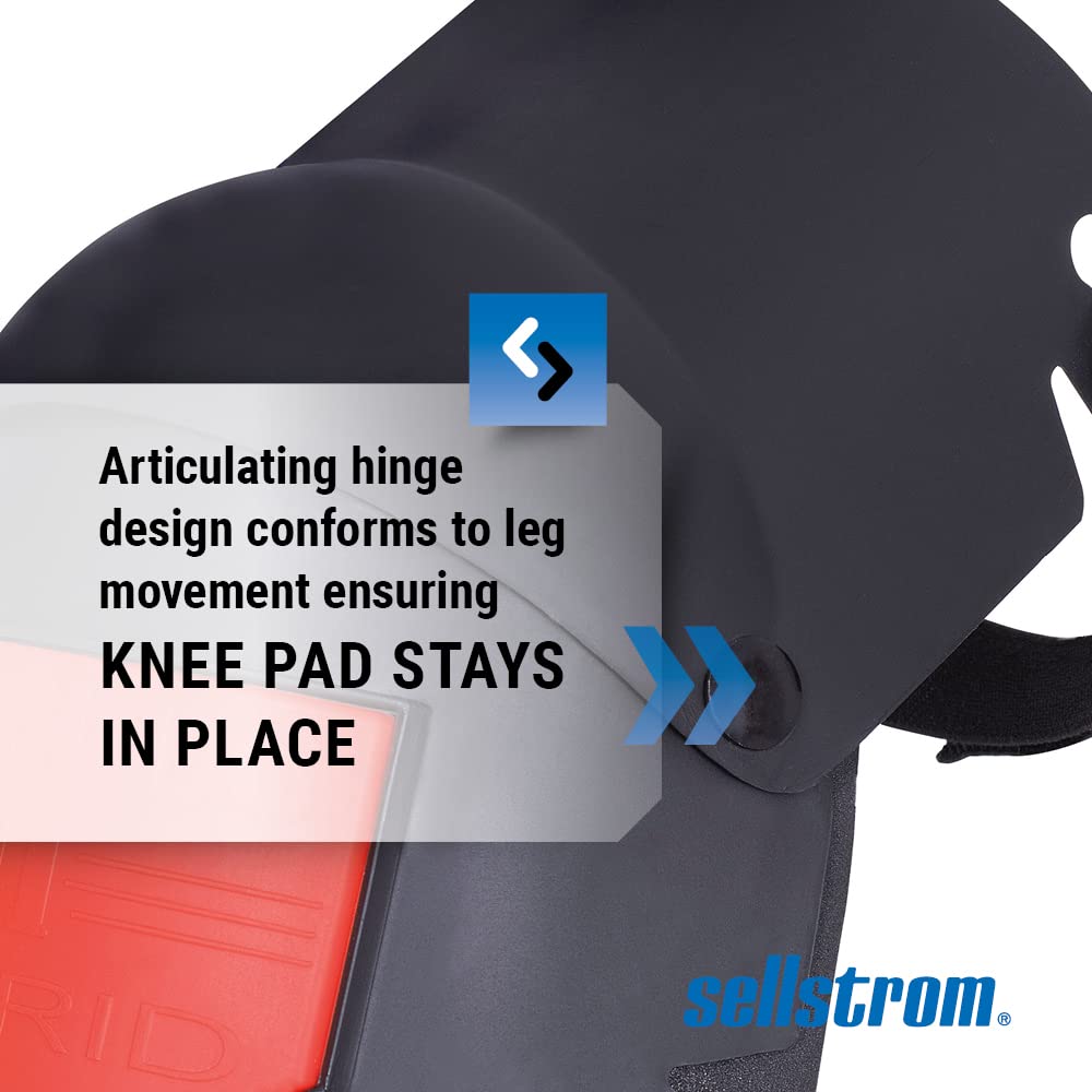 Sellstrom HYBRID Ultra Flex III KneePro Knee Pads With Built-In Gel Pack & KNIPEX - 71 01 200 Tools - CoBolt Compact Bolt Cutter (7101200), 8-Inch