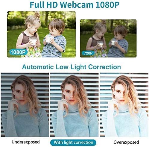 ZIQIAN 4K 8MP- Webcam, HD Webcam Laptop PC Desktop Computer Web Camera with Microphone, USB Webcams for Video Calling