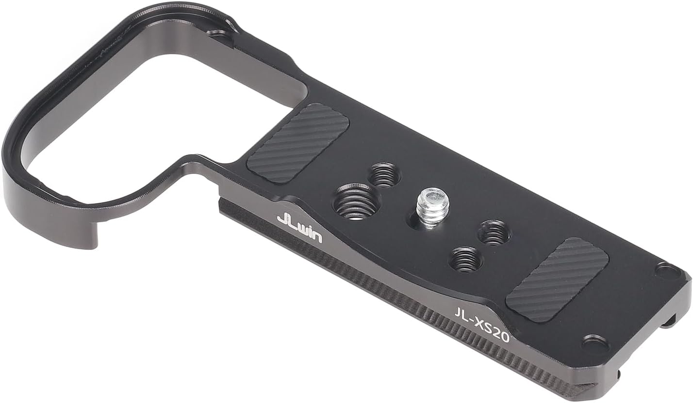 FocusFoto X-S20 Quick Release Baseplate QR Plate Mount for Fujifilm Mirrorless Camera, Compatible with Arca-Swiss