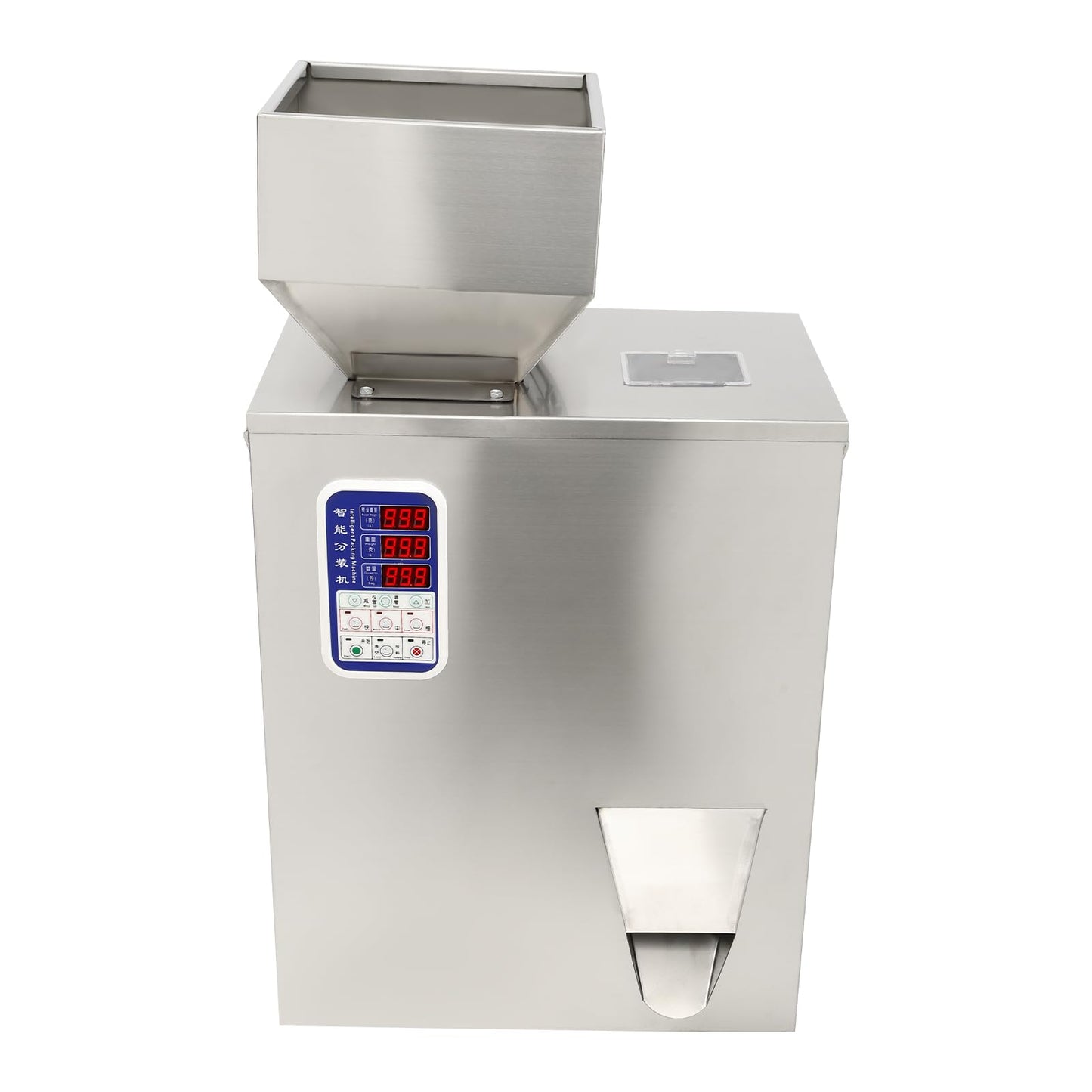 ONEUPING Automatic Particle Filling Machine 1-500g Adjustable Powder Weighing Filler Particle Dispenser, 180W Granule Filling Machine with 3 Speeds for Flour, Grain, Herb, Seed, Coffee Bean, Glitter
