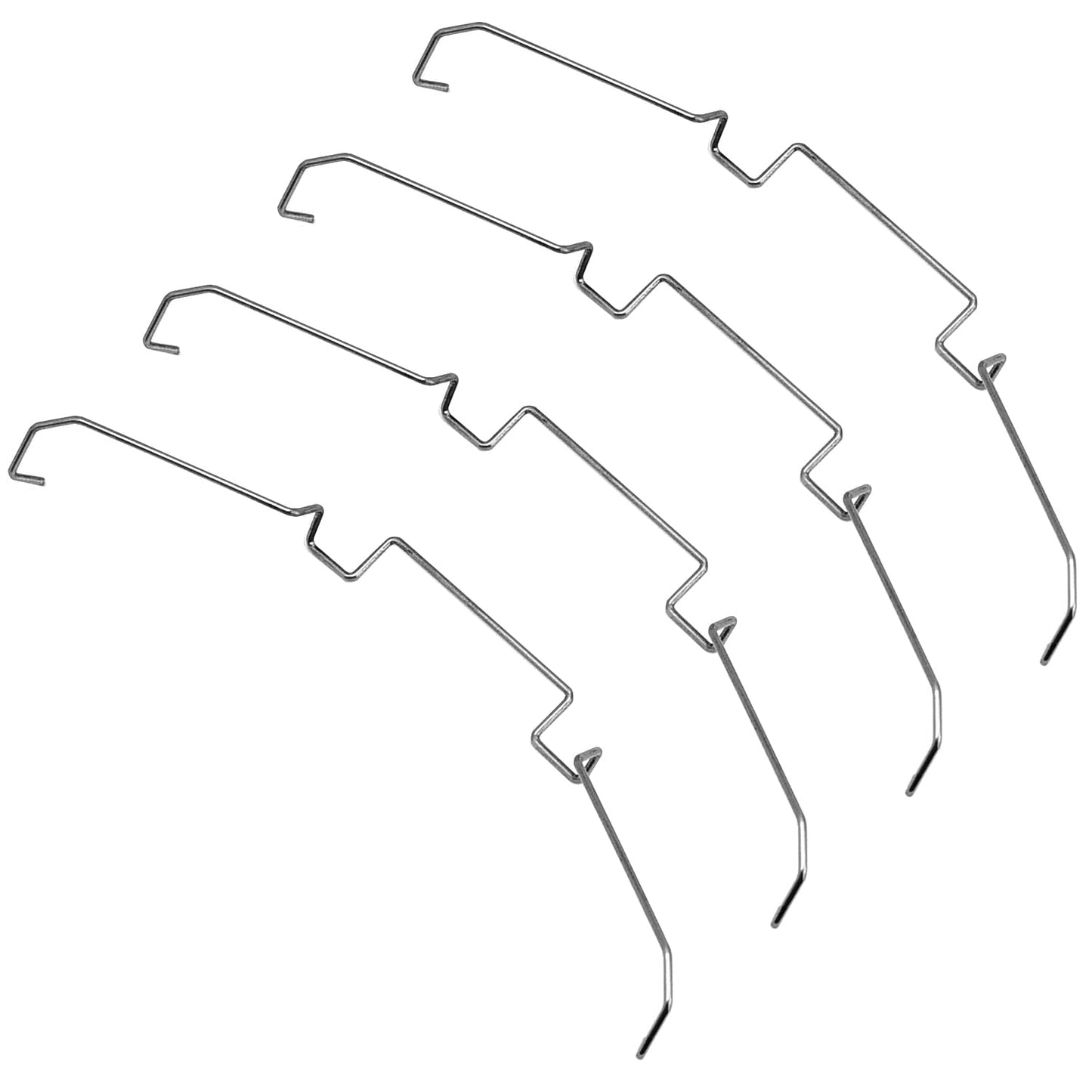 Surf turtle 4 12CM CPU Heatsink Fan Buckles pcs Wire Buckle Lower Hook Type Fixing Clip for Computer Cooling