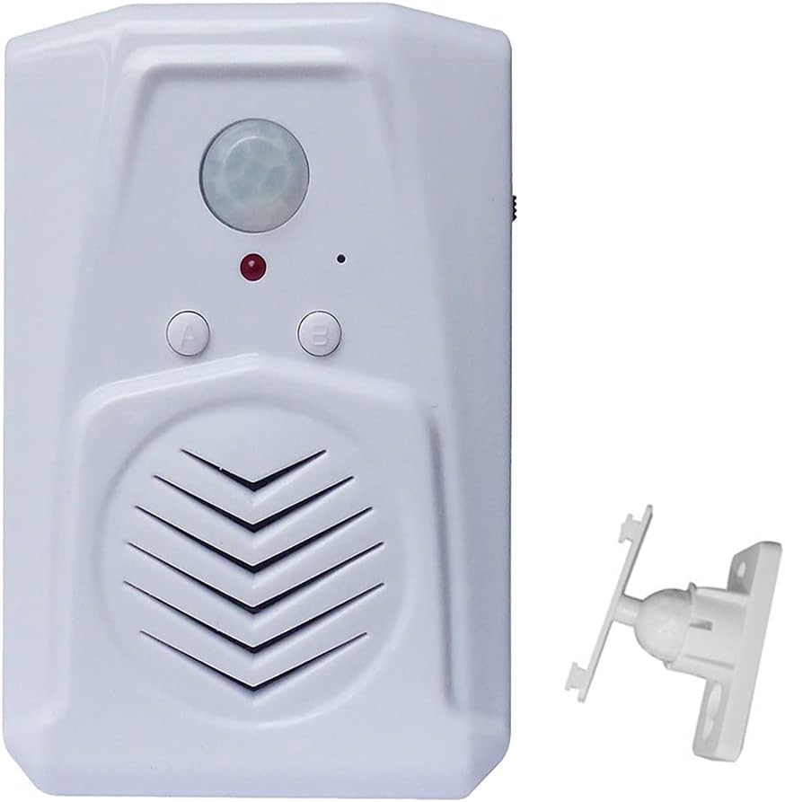XYszpcgs MP3 Replaceable Voice PIR Infrared Motion Sensor Activated Audio Files to Play Speech for Welcome