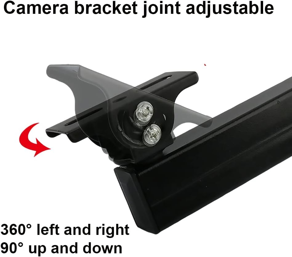 V-Fiabilidad 8" 180 Long Arm Bracket Degree Rotatable Projector Wall Mount Stand Bracket for Security CCTV Camera Wall