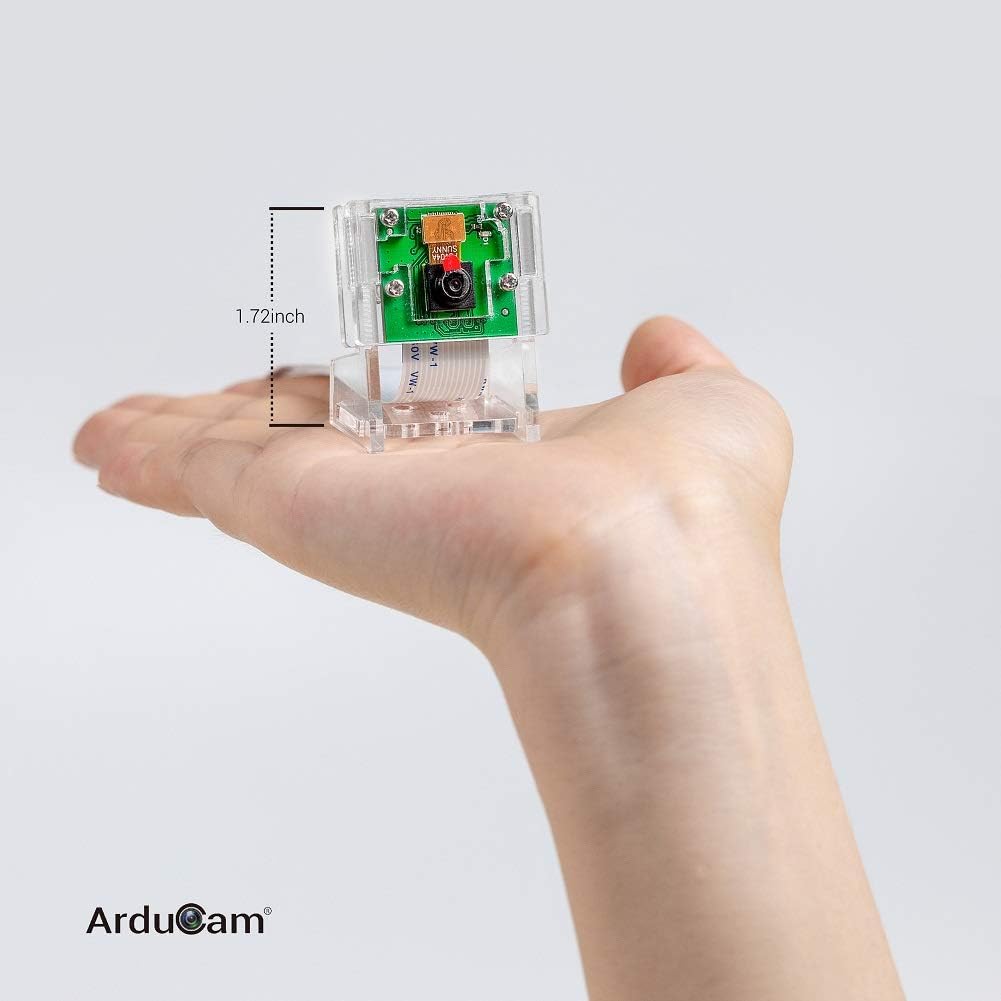 Arducam 5MP 1080P 5, 4, 3/3B+ for Raspberry Pi Camera Module with Case, for Raspberry Pi and More