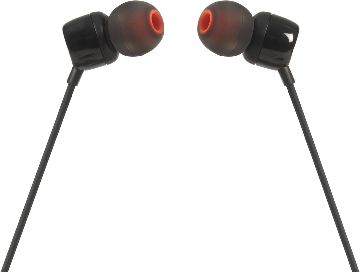 110 1-Button JBL Tune - Wired in-Ear Headphones with JBL Pure Bass Sound, Remote, Microphone and Tangle-Free Flat Cable