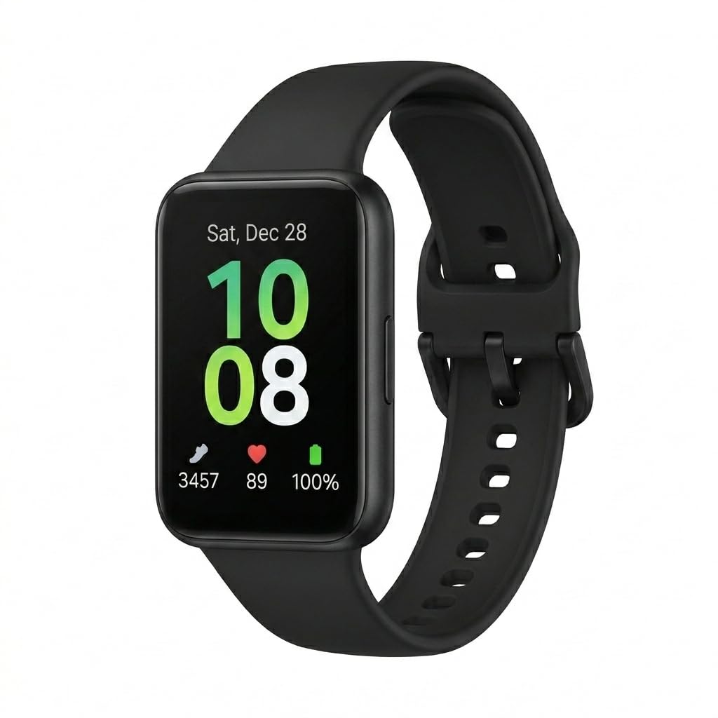 SAMSUNG Galaxy FIT 3 [2024] 1.6" AMOLED Display | 14 Days Battery Life | 100+ Watchfaces | 100+ Exercise Modes | International Model - (Gray)