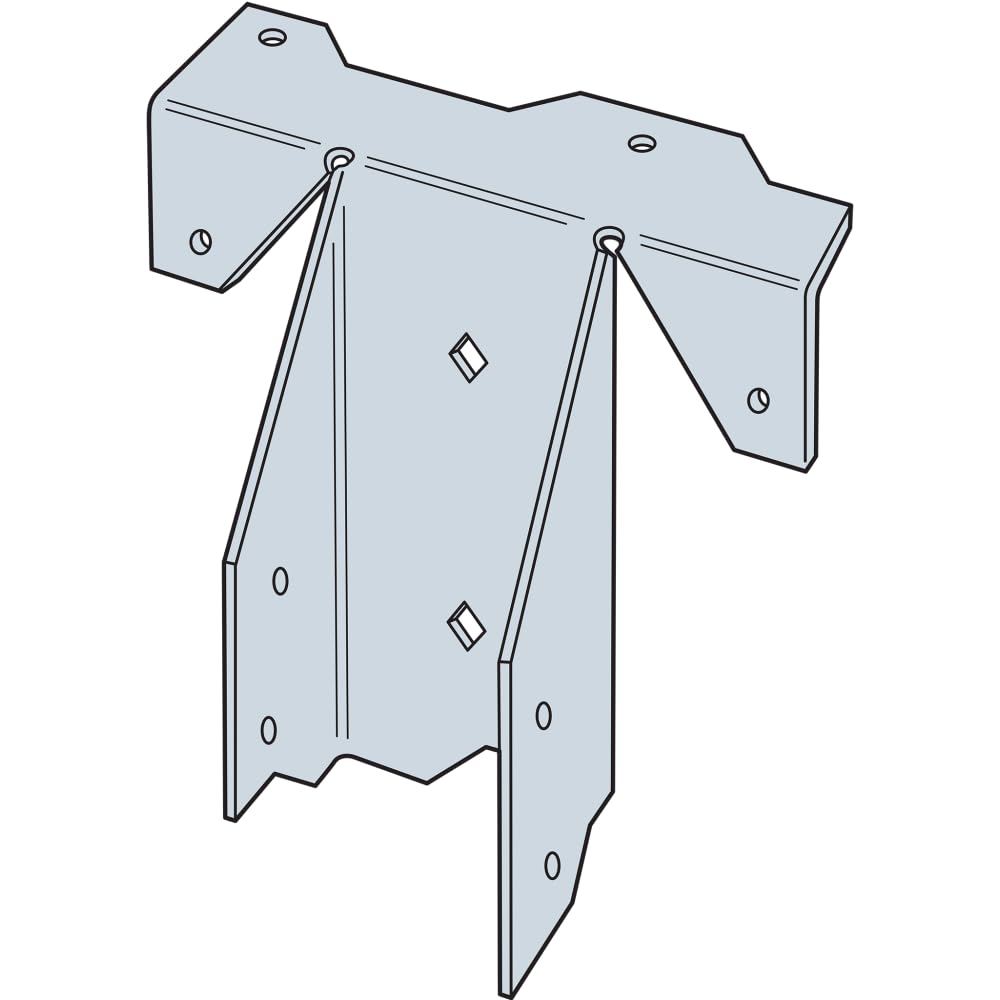 Simpson Strong-Tie RR RR Galvanized Ridge Rafter Connector for 2x6 (Pack of 50)