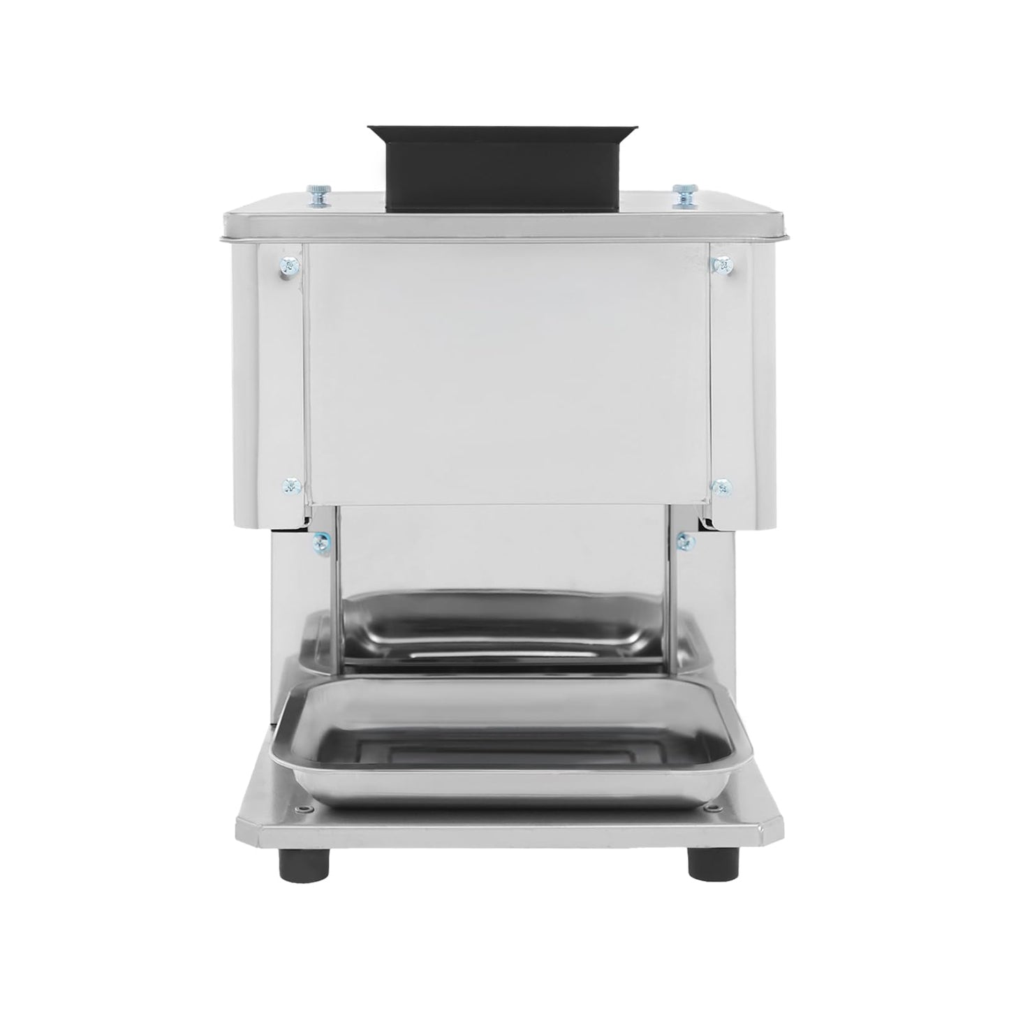 10mm Commercial Meat Silcer 1500W Electric Meat Cutter Machine Heavy Duty Meat Cuber Machine for Beef Turkey Chicken Pork and Fish 330.69Lbs/H (10mm/0.39in)
