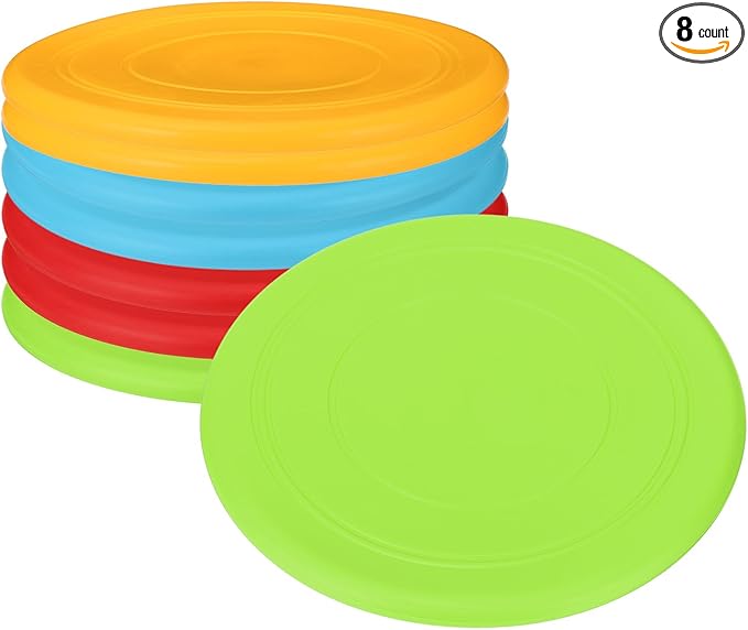 PATIKIL Flying Disc Soft Silicone Colorful Flying Disk Flyer for Outdoor Sports Lawn