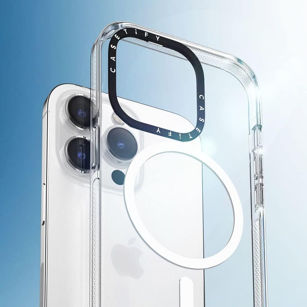 CASETiFY 13 6.6 3X Clear iPhone Case [Not Yellowing / ft. Military Grade Drop Protection/Magsafe] - Gigi Garden Florals