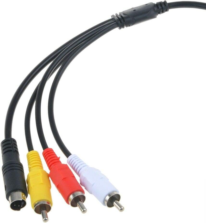 5ft DCR-HC28/e DCR-SX85/v/e/l SX85/b/r 10 ANTOBLE AV A/V Audio Video RCA S-Video Cable Cord for Sony Camcorder Handycam