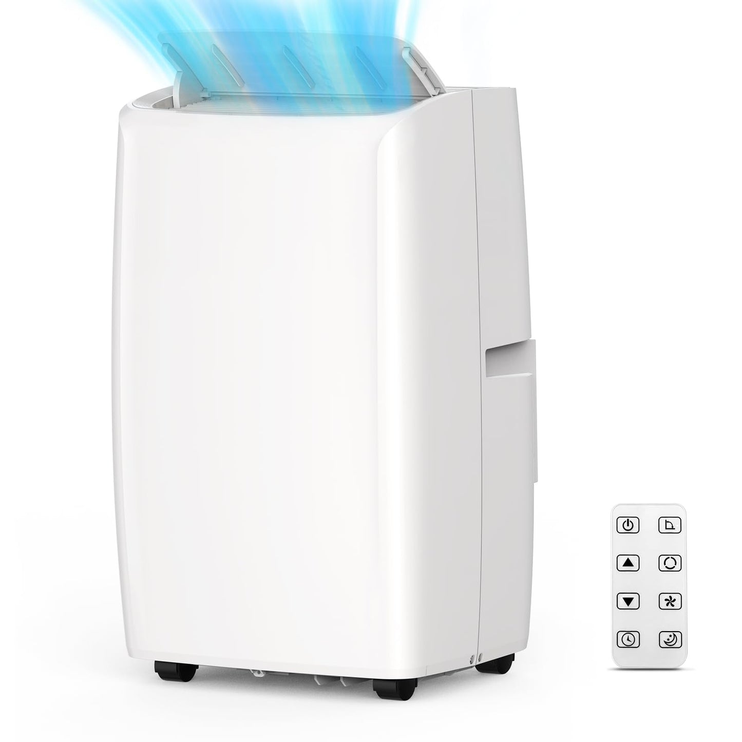 Acekool Portable Air Conditioner, 14,000Btus AC Unit 3-in-1 Portable Air Conditioner w/Dehumidifier & Fan Modes Remote Control for Home up to 450-750 sq. ft. Complete Window Mount Exhaust Kit