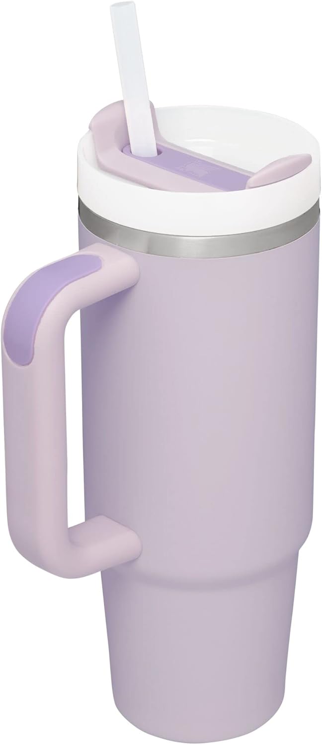 STANLEY Quencher H2.0 Tumbler - 30 oz Insulated Stainless Steel with Handle & Straw | BPA-Free | Orchid