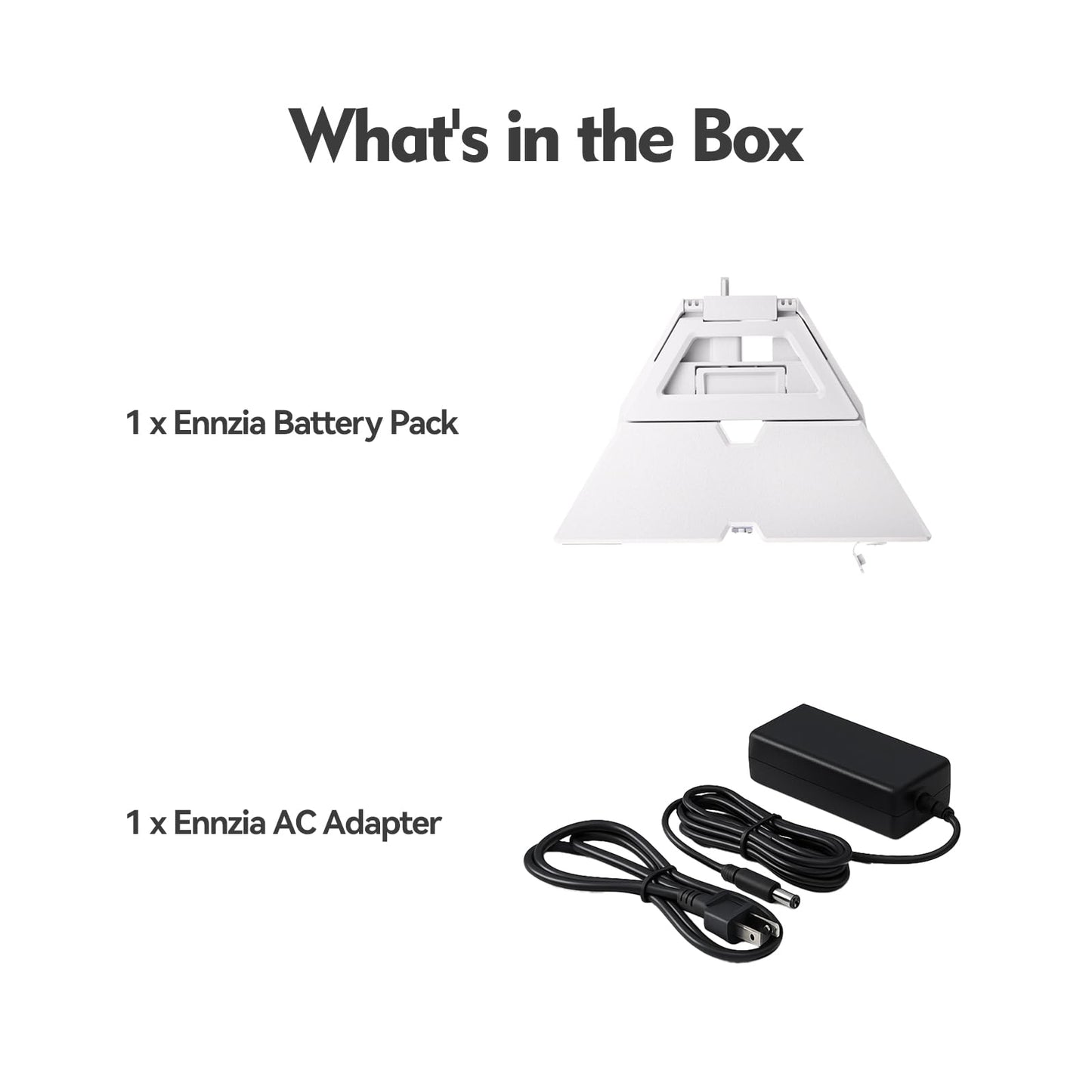 Ennzia E100 Starlink Mini Battery Pack with Charger, 99Wh 27600mAh Capacity, Air Travel Safe, Up to 5 Hours Runtime, IP65 Water-Resistant, Pass-Through Charging Supported