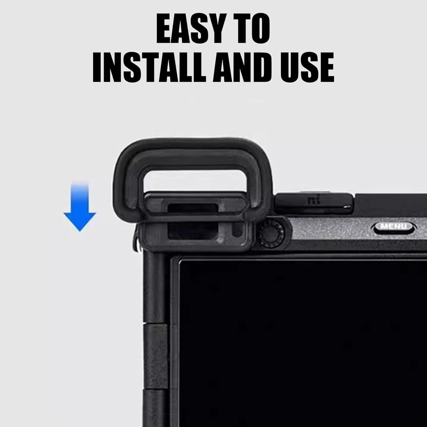 BOLOUY A6700/A7CR/A7CM2 Eye Cover Extended Camera Eyecup Viewfinder Protector for Cameras Enhancing Comfort and Focused