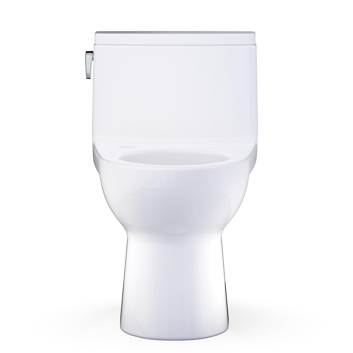 TOTO® Redington™ One-Piece Elongated 1.28 GPF WASHLET®+ and Auto Flush Ready Universal Height Toilet with CEFIONTECT®, Cotton White - CST672CEFGAT40#01