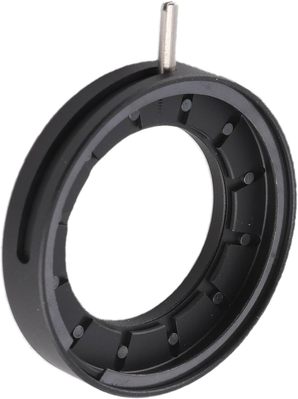 Estink 1.5-23mm (SK23) Adjustable Aperture Diaphragm, Metal Microscope Adapter Aperture Adjustable Lens Optical