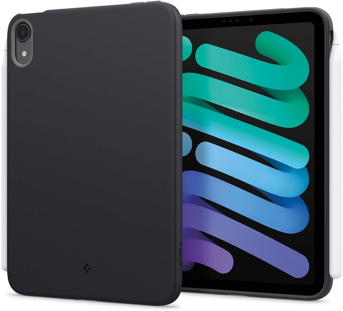 Spigen 7 A17 (2024), 8.3 Inch 7th/6th (2024/2021), for iPad mini Case Pro Nano Pop iPad mini Generation Case Black
